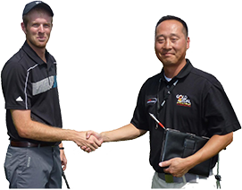 2 guys shaking hands